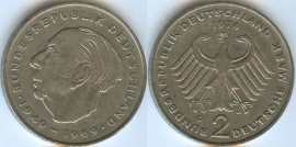 Германия 2 Марки 1974 D