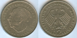 Германия 2 Марки 1975 F