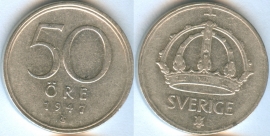 Швеция 50 Эре 1947