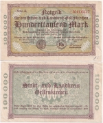 Германия 100000 Марок 1923