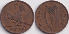 Ирландия 1 пенни 1949