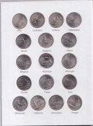 США 25 центов Набор 50 Штатов 1999-2008. 51 монета
