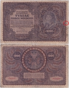 Польша 1000 Злотых 1919