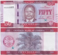 Либерия 50 Долларов 2022 Пресс