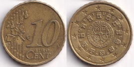 Португалия 10 евроцентов 2006