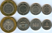 Набор - Камбоджа 4 монеты