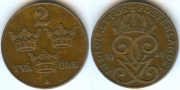 Швеция 2 Эре 1926