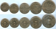 Набор - Саудовская аравия 5 монет