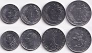 Набор - Турция 4 монеты
