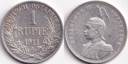 Германия Восточная Африка 1 Рупия 1911 J