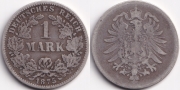 Германия 1 Марка 1875