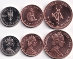 Набор - Гибралтар 3 монеты 2004