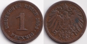 Германия 1 пфенниг 1894 А