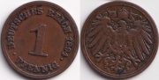 Германия 1 пфенниг 1894 E