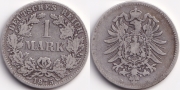 Германия 1 Марка 1875 В