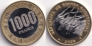 Экваториальная Гвинея 1000 Франков 2020