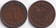 Германия 1 пфенниг 1915 А