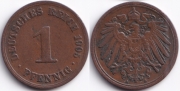 Германия 1 пфенниг 1905 А