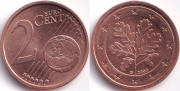 Германия 2 евроцента 2002 G (старая цена 20р)