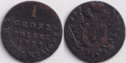 Польша 1 грош 1824