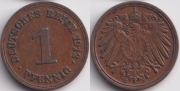 Германия 1 пфенниг 1912 E