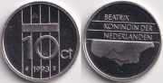 Нидерланды 10 центов 1993 UNC