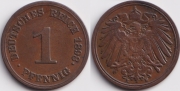 Германия 1 пфенниг 1898 E