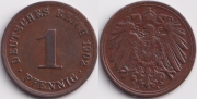 Германия 1 пфенниг 1902 A