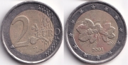 Финляндия 2 Евро 2001