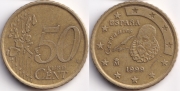 Испания 50 евроцентов 1999