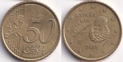 Испания 50 евроцентов 2011