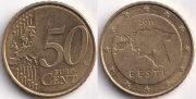Эстония 50 евроцентов 2011