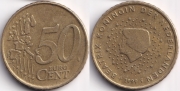 Нидерланды 50 евроцентов 1999