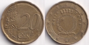 Мальта 20 евроцентов 2008