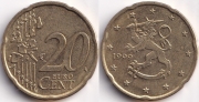 Финляндия 20 евроцентов 1999