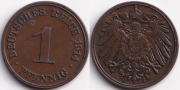 Германия 1 пфенниг 1914 J