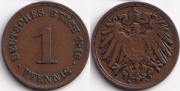 Германия 1 пфенниг 1916 D