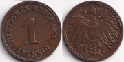 Германия 1 пфенниг 1911 D