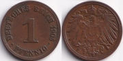 Германия 1 пфенниг 1905 D