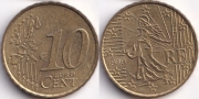 Франция 10 евроцентов 1999