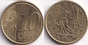 Франция 10 евроцентов 2014
