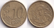 Италия 10 евроцентов 2009