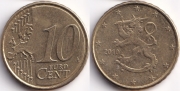 Финляндия 10 евроцентов 2010