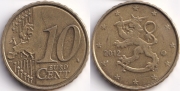 Финляндия 10 евроцентов 2012