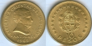 Уругвай 10 Песо 1965