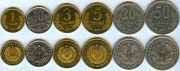 Набор - Узбекистан 6 монет 1994 (старая цена 160р)
