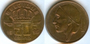 Бельгия 50 сантимов 1996 Belgique