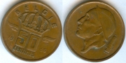 Бельгия 50 сантимов 1956 Belgie