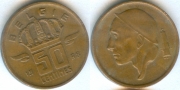 Бельгия 50 сантимов 1968 Belgie