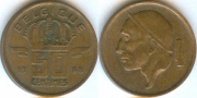 Бельгия 50 сантимов 1968 Belgique